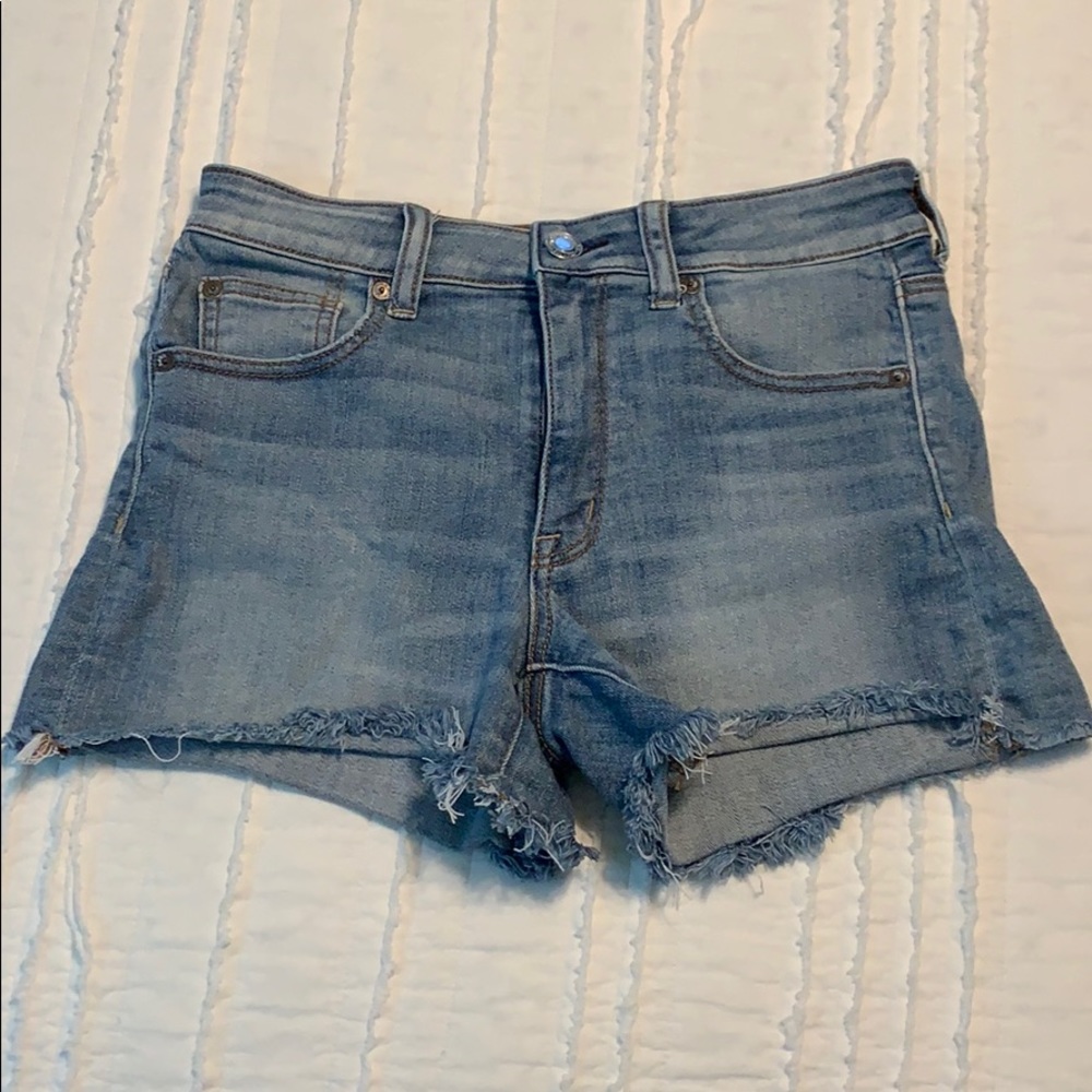 Denim shorts